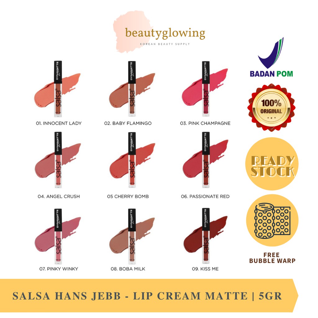 [BPOM] SALSA Matte Lip Cream Dynamite