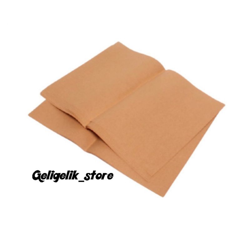 

Sampul Buku Coklat Polos Ukuran Kwarto Dan Boxy 1 Pack (20 Pcs) / Sampul Kertas Quarto