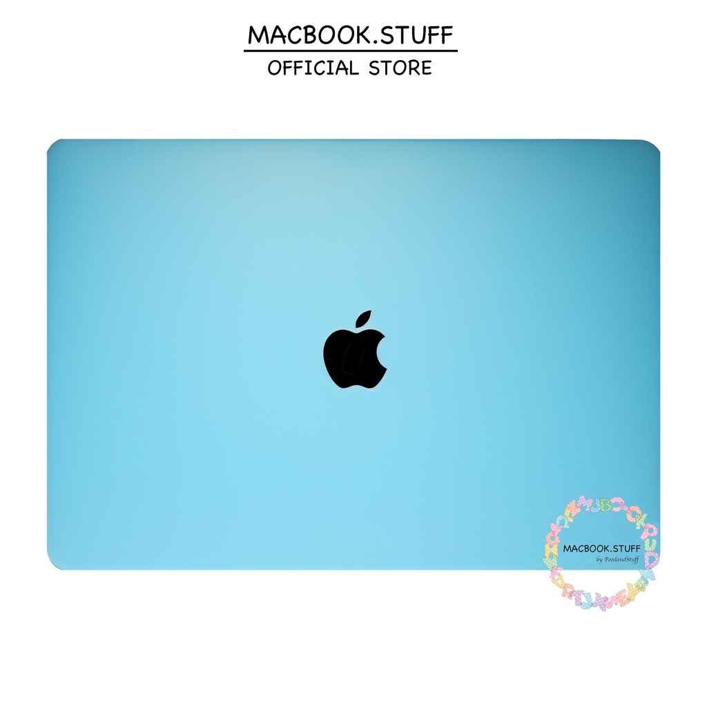 MACBOOK Case MATTE SKYBLUE NEW AIR PRO RETINA 11 12 13 14 15 16 INCH NON /  WITH CD ROOM / TOUCHBAR / TOUCH ID / M1 2020 2021 2022