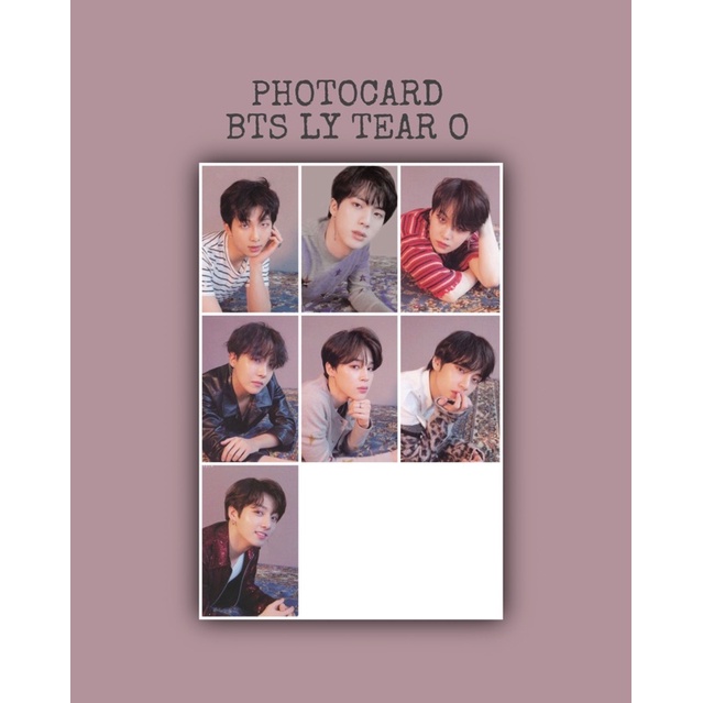 (UNOFFICIAL) PC BTS LOVE YOURSELF TEAR O