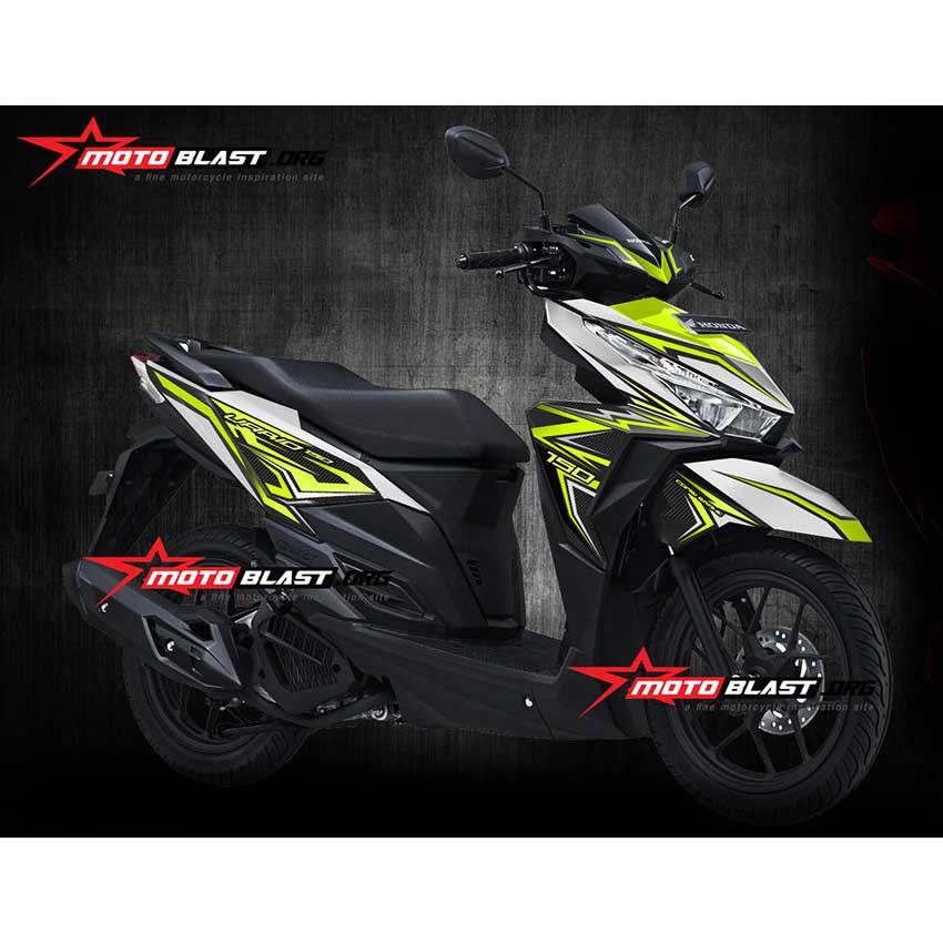 Decal Stiker Vario 125 150 White Green Lemon Shopee Indonesia