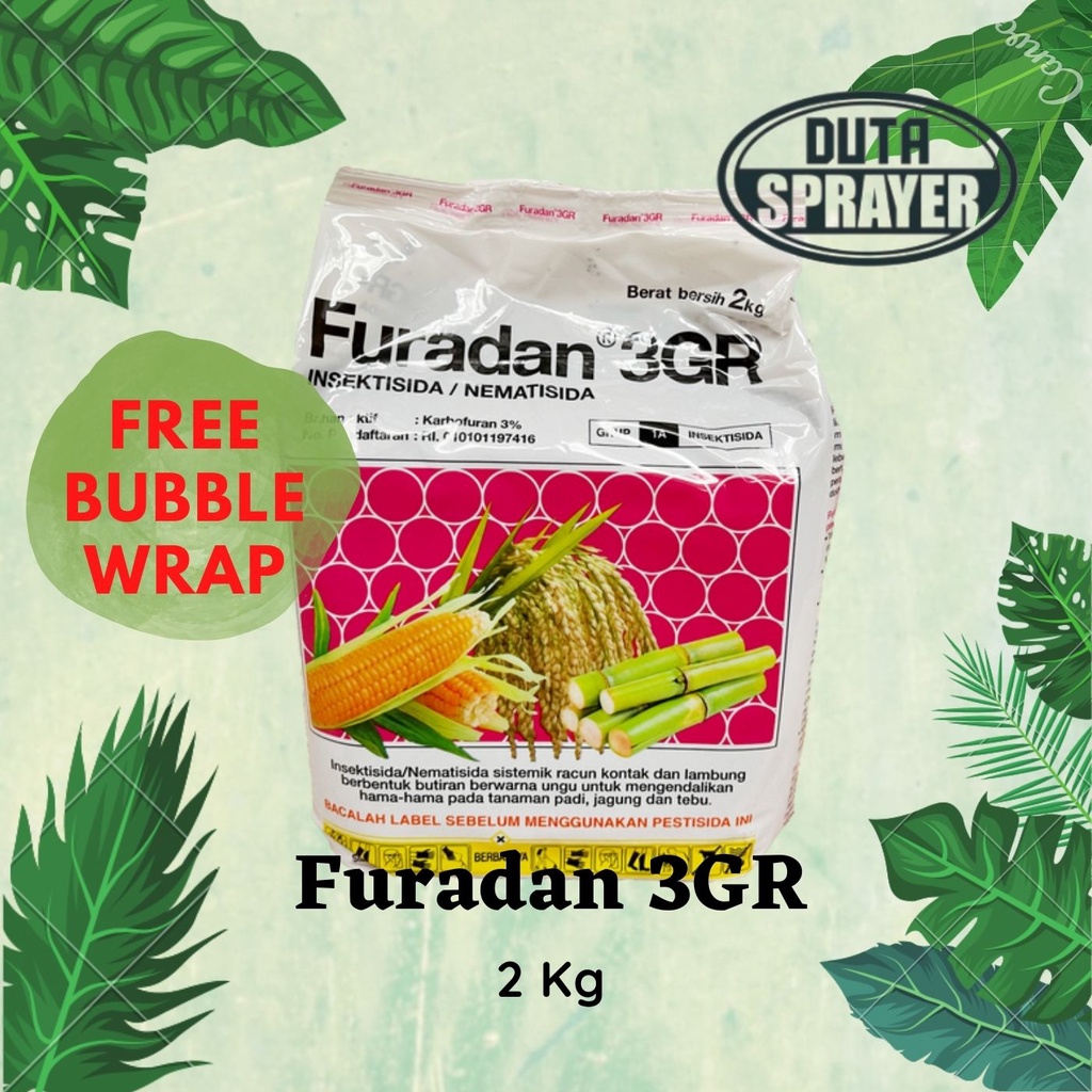 Furadan 3GR 2kg Insektisida Nematisida 2 kg Puradan Basmi Hama Kemasan Asli