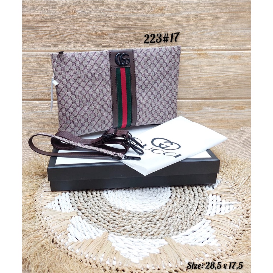 Clutchbag Wanita Pria Free Box