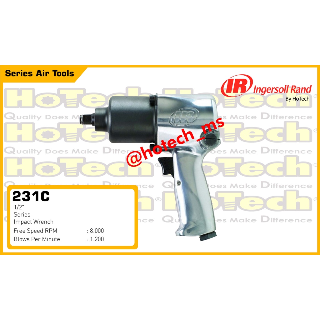 Air Impact Wrench 1/2" Drive 231C | Ingersoll Rand | IR 231C | Ingersoll Rand 231C 1/2” Drive Air Im