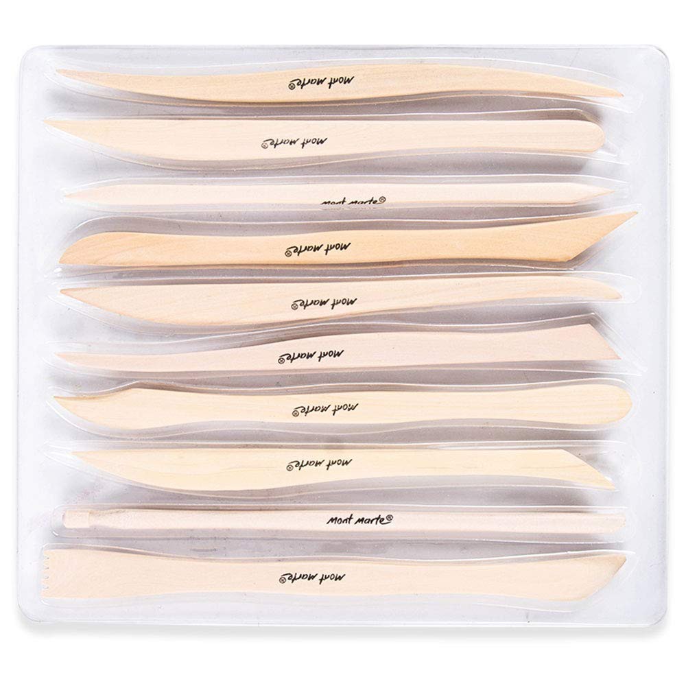 Mont Marte - Mini Modelling Tools Boxwood Set of 10