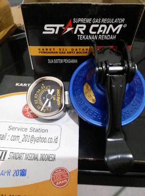 Regulator Starcam Meter Sc.23m Dua Sistem Pengaman Star Cam Anti Bocor Sni Original