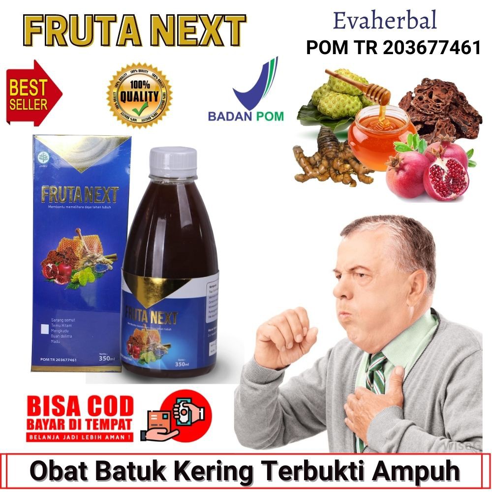 Obat Batuk Kering dan Gatal untuk Dewasa FRUTANEXT Paling Ampuh