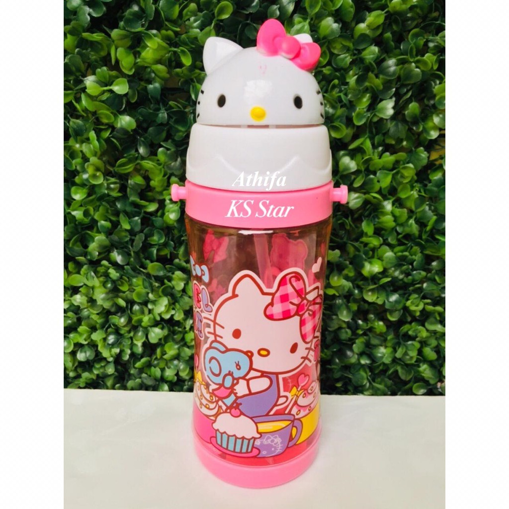 Botol Minum Anak-anak Kepala Karakter Lucu 450ml