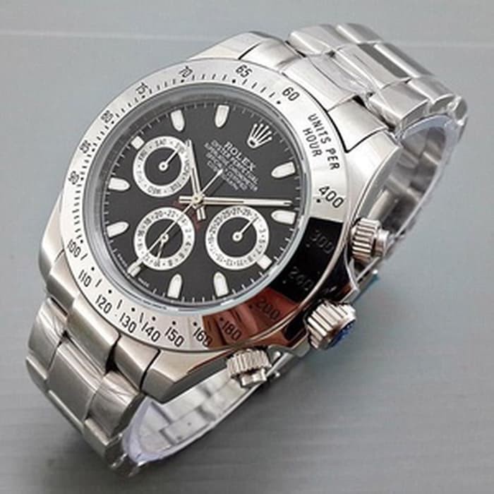 HOT SALE Jam Tangan Pria / Cowok Rolex Daytona Rantai Automatic TERBARU