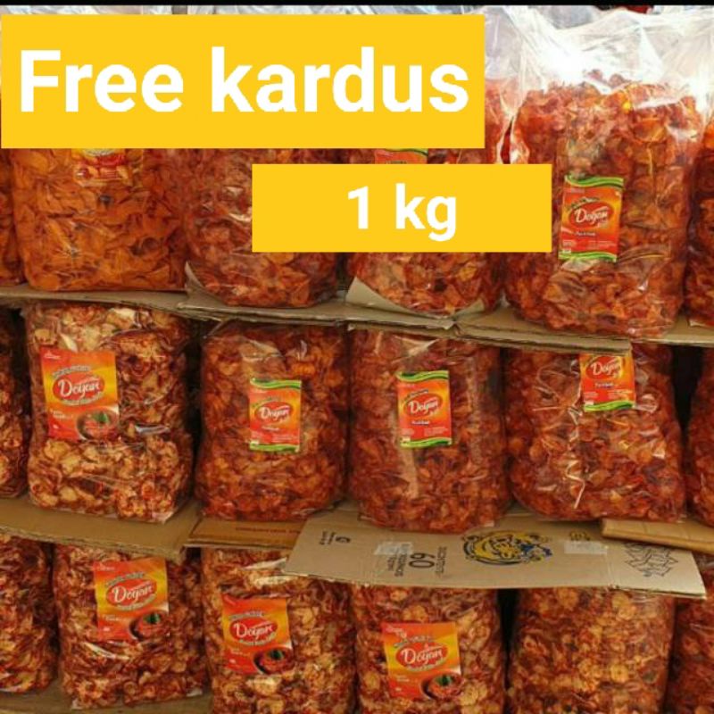 

kripik singkong sambal berat 1 kg