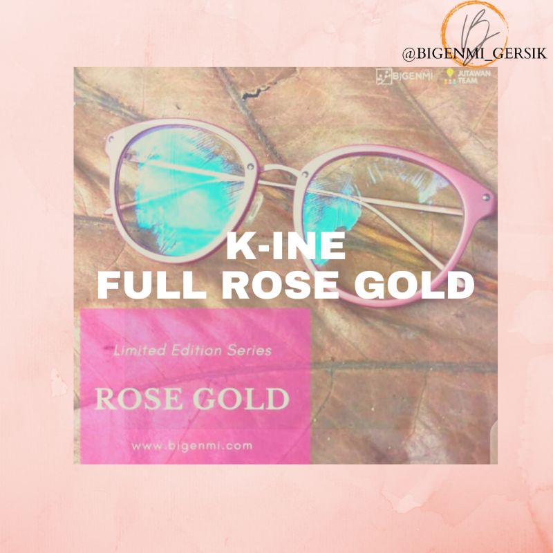 Kacamata K-ION BIGENMI (FULL ROSE GOLD)free gift berkelipatan