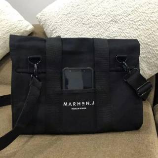  Tas  Korea Marhen J Roy Full Black tas  yg lagi ngehits best 