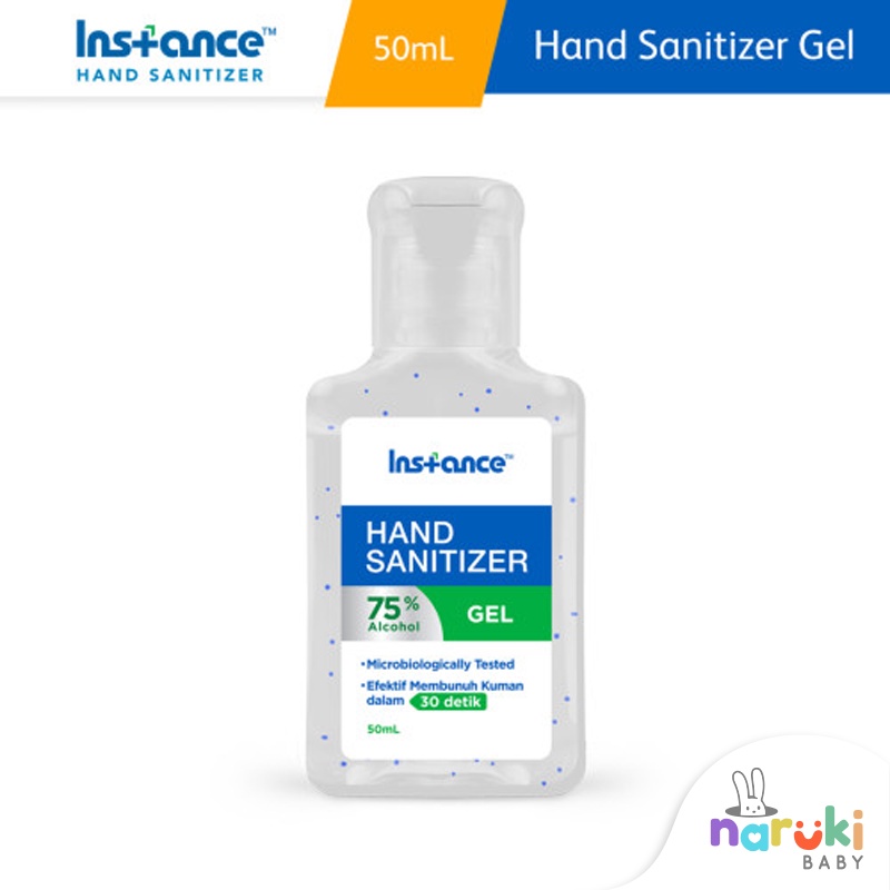 Instance Hand Sanitizer Gel 50ml Travel Size Food Grade