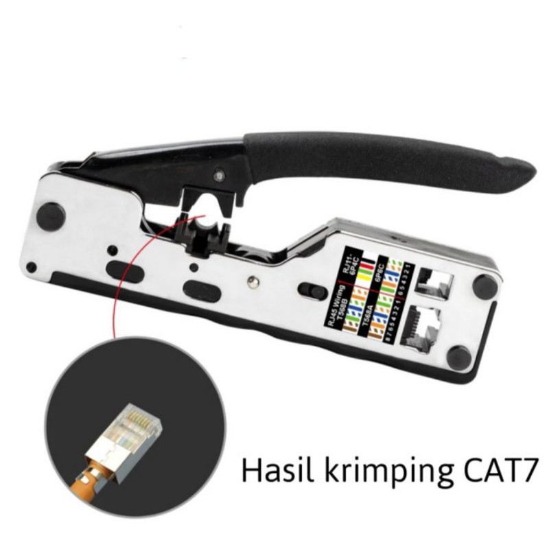 TANG KRIMPING RJ45 CAT7 Bisa juga untuk CAT5E CAT6 CAT6A CRIMPING TOOL