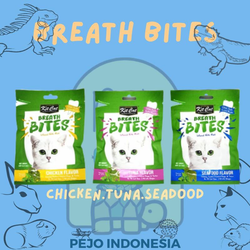 Snack Kucing untuk Kesehatan Gigi dan Mulut Kit Cat Breath Bites