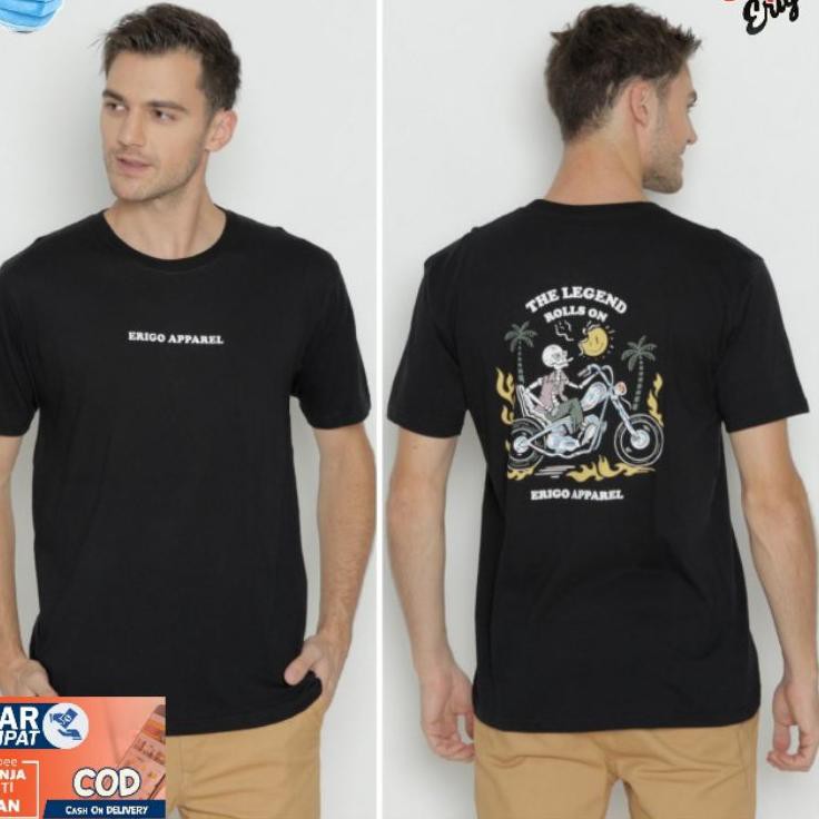 Sale!!! Erigo T-Shirt / Erigo Apparel / Kaos Erigo Pria / Baju Pria Erigo / Kaos Distro / Kaos Premi