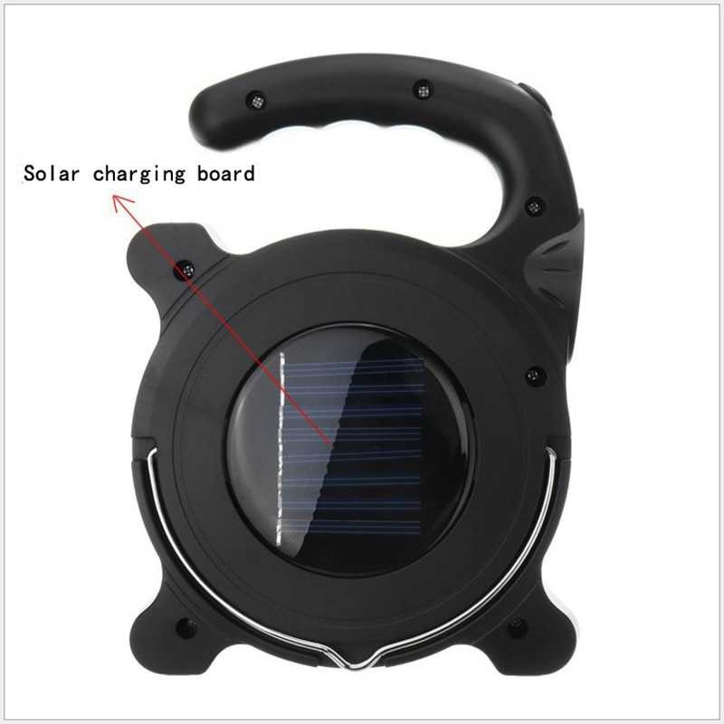 TaffLED ZJ-319-A Senter LED Camping COB Solar Panel - ZJ-319-A