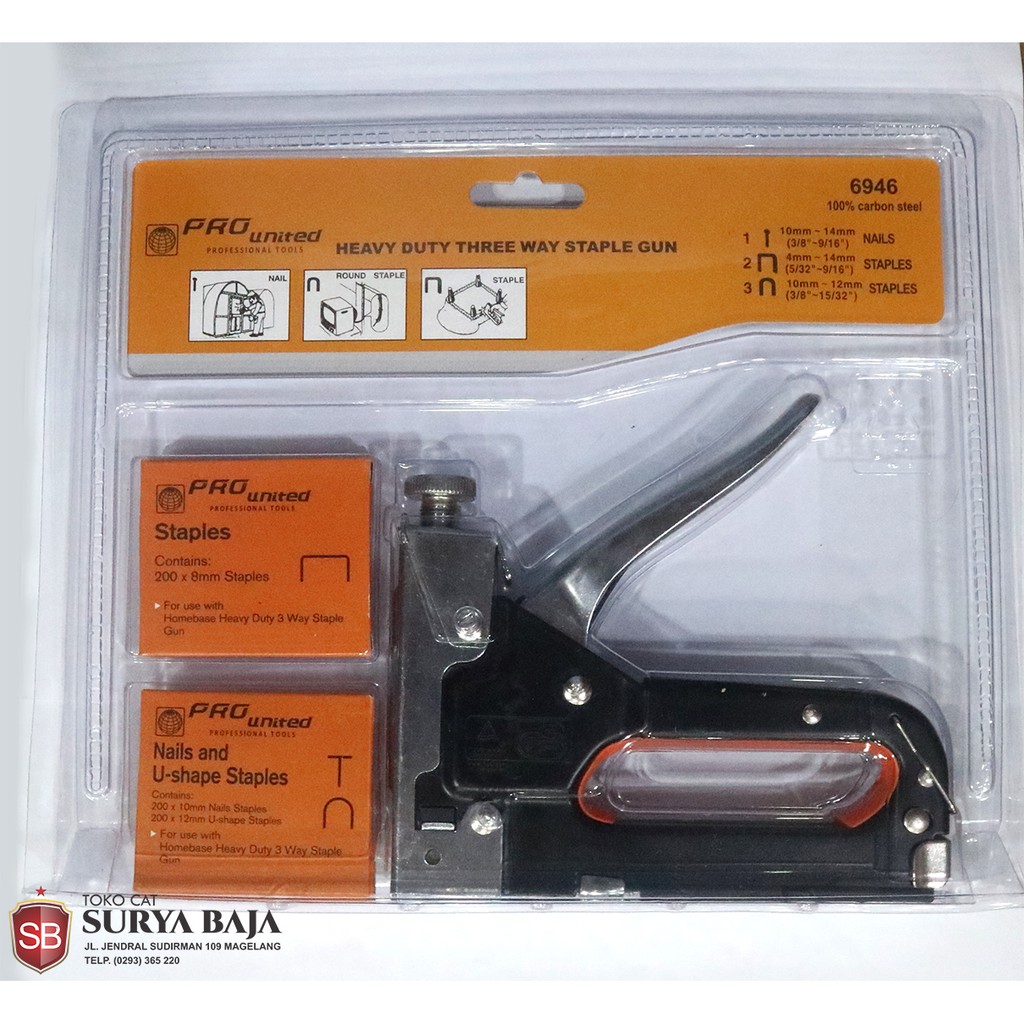 

Pro United Heavy Duty Three Way Staple Gun