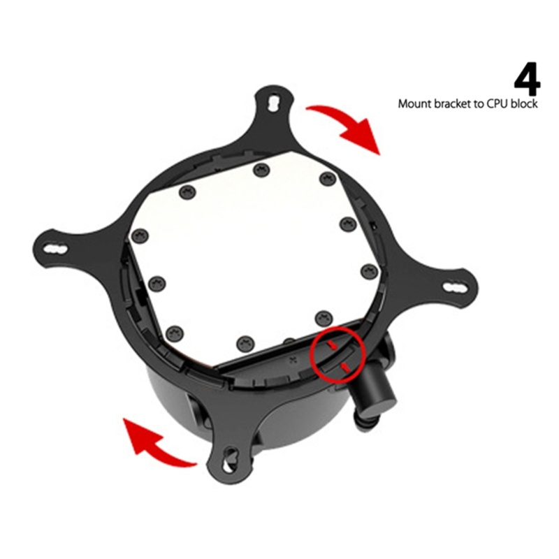 Bt Kit Mounting Metal Untuk Pendingin CPU Nyala Untuk Platform LGA1700 /1200/115X (Hitam)