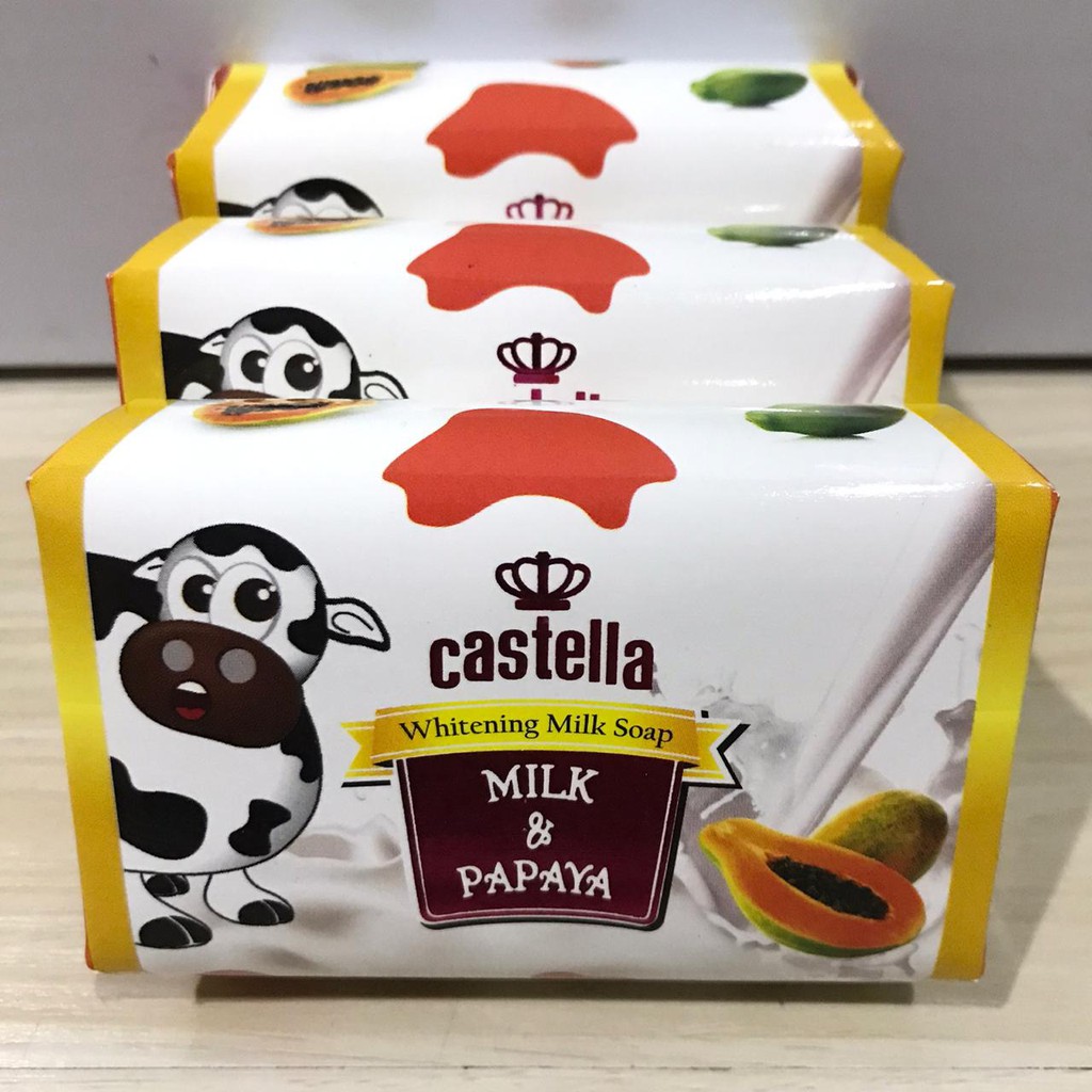 Sabun Castella Sabun Susu Sabun Batang Whitening Milk Soap Sabun Anak Ori BPOM