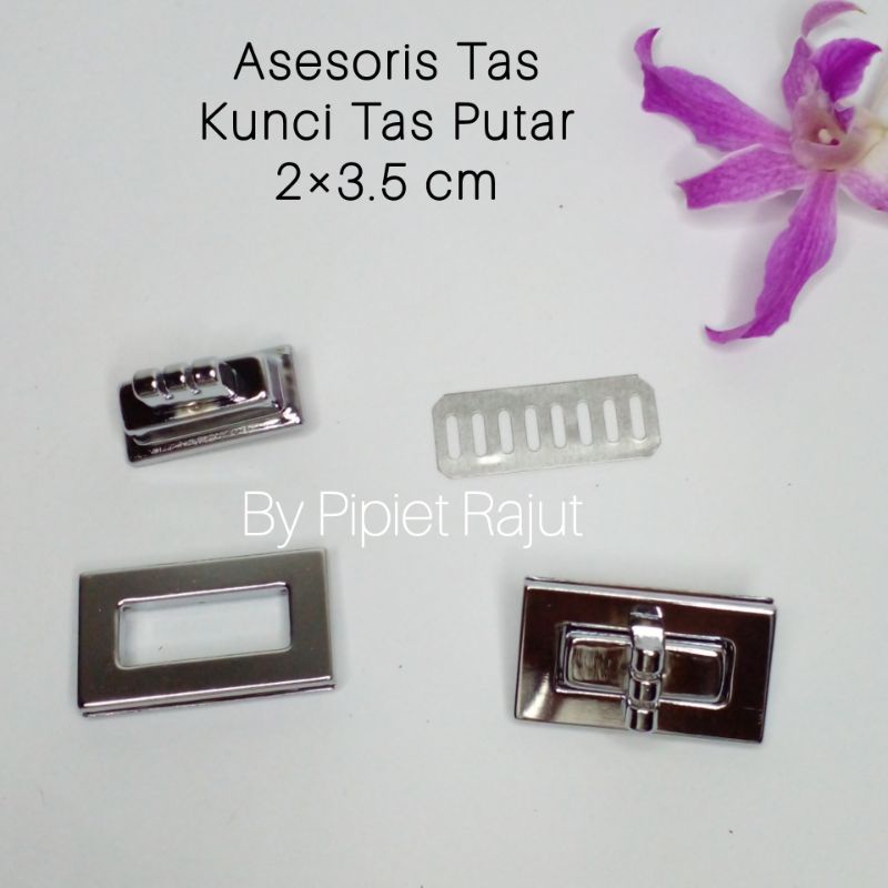 Kunci Tas Putar || Asesoris Tas || Kunci Tas Rajut