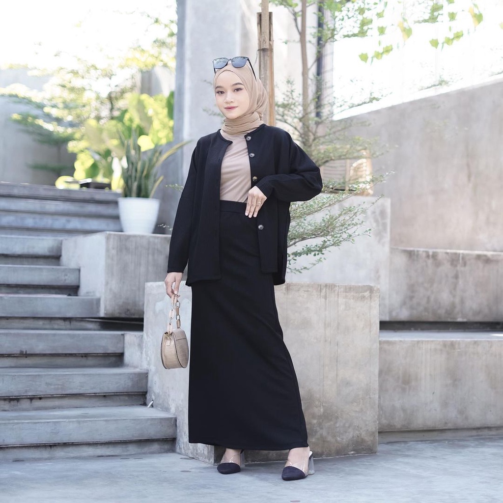 BAJU SETELAN WANITA KEKINIAN - ONE SET WANITA TERBARU - SETELAN FORMAL - FASHION MUSLIM WANITA 2021