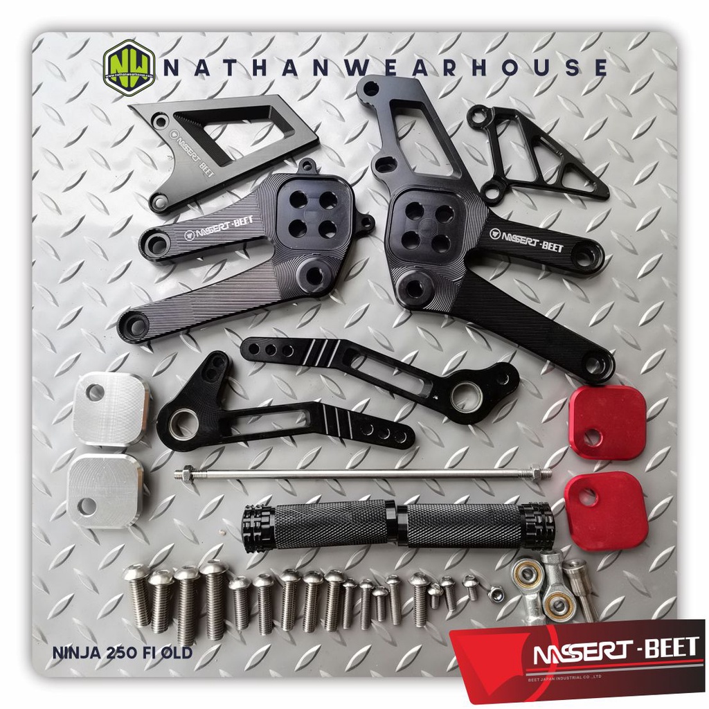 Footstep Underbone Racing Ninja 250 Fi OLD Lama Full CNC Nassert Beet