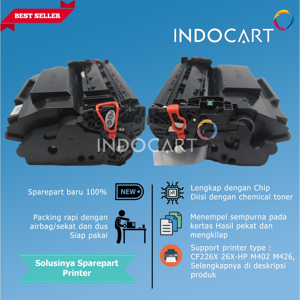 Toner Cartridge Compatible CF226X 26X-Printer LaserJet HP M402 M426