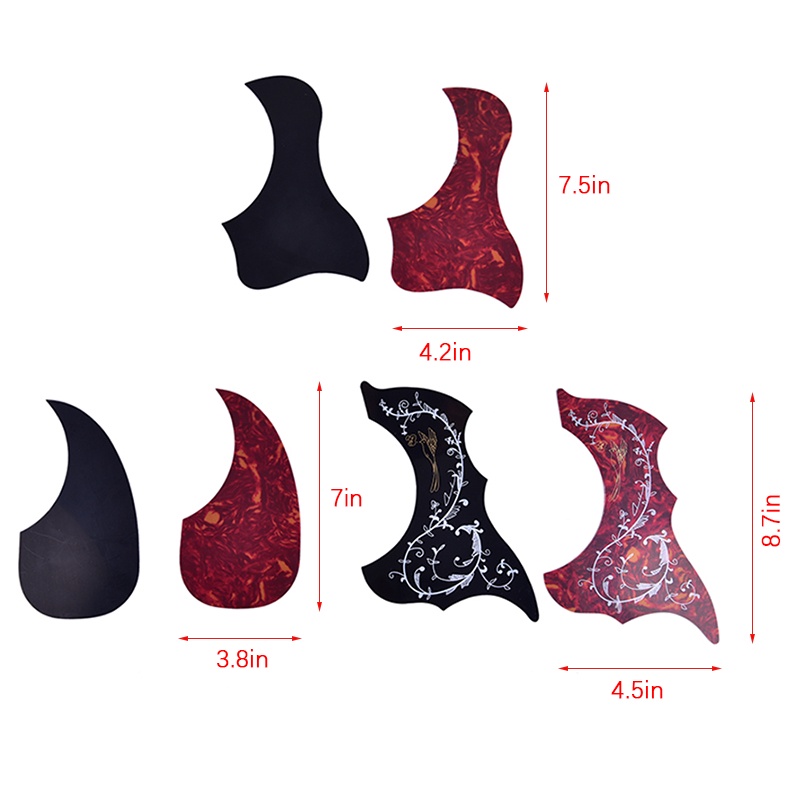 # Kaos T-Shirt Wanita Lengan Pendek Motif Print #Pickguard Profesional Untuk Gitar Akustik