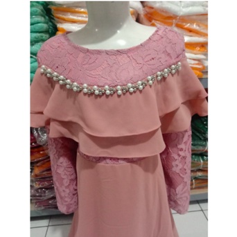 Vanesha Margaretta - 407#ANAK 072/dres fashion terbaru/ baju dres muslim anak perempuan