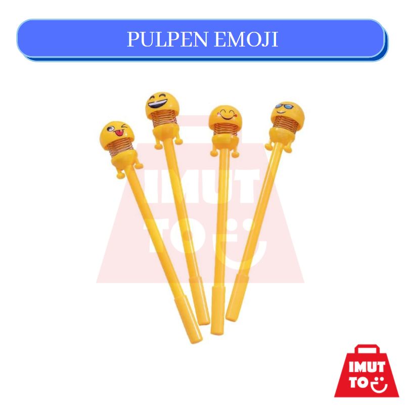 

IMUTTO PULPEN PENA EMOJI PER GOYANG / SPRING DOLL PEN - PENA EMOJI - PENA EMOJI PER