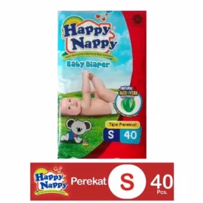 Happy Nappy Perekat NB-S40/M40/L40