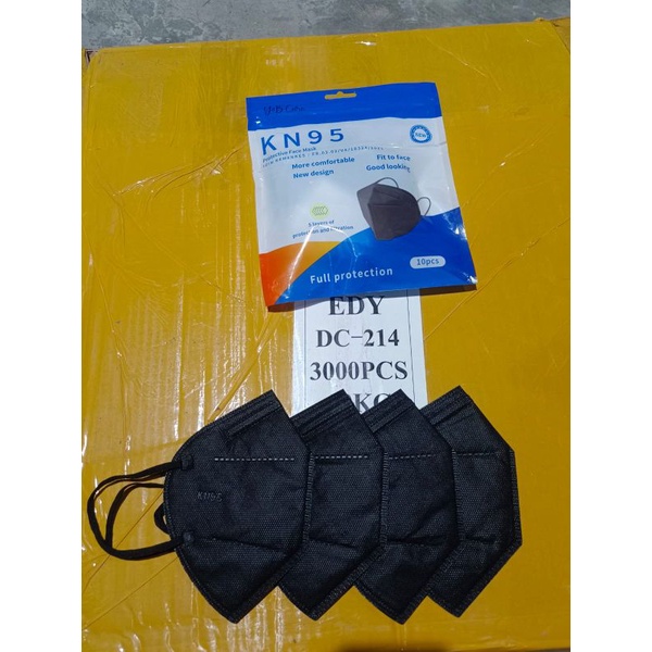 HWLB MASKER KN95 5PLY DISPOSABLE PUTIH HITAM WARNA WARNI 10PCS | NON MEDIS