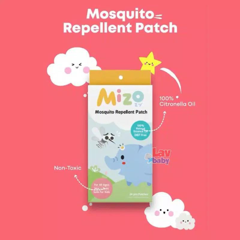 MIZO | MOSQUITO REPELLENT PATCH | STICKER ANTI NYAMUK | ANTI NYAMUK |