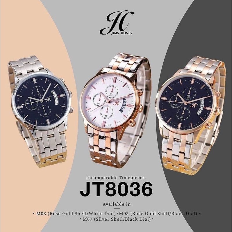 Jam Tangan Jims Honey, Jam Tangan 8036, Jam Tangan Cowok, Jam Tangan Pria, Jam Tangan Keren