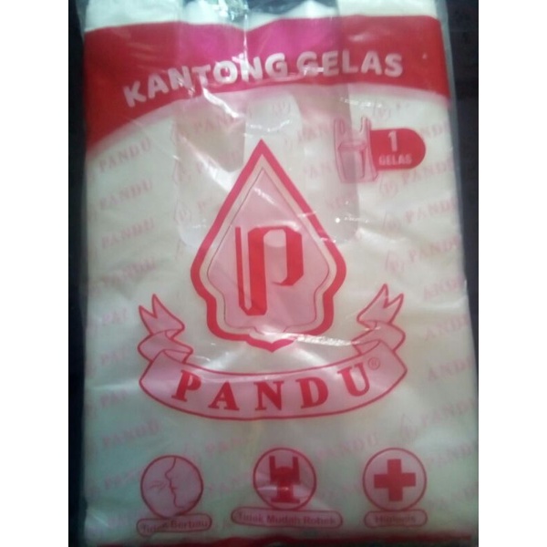 kantong gelas PANDU / Kresek gelas cup PANDU