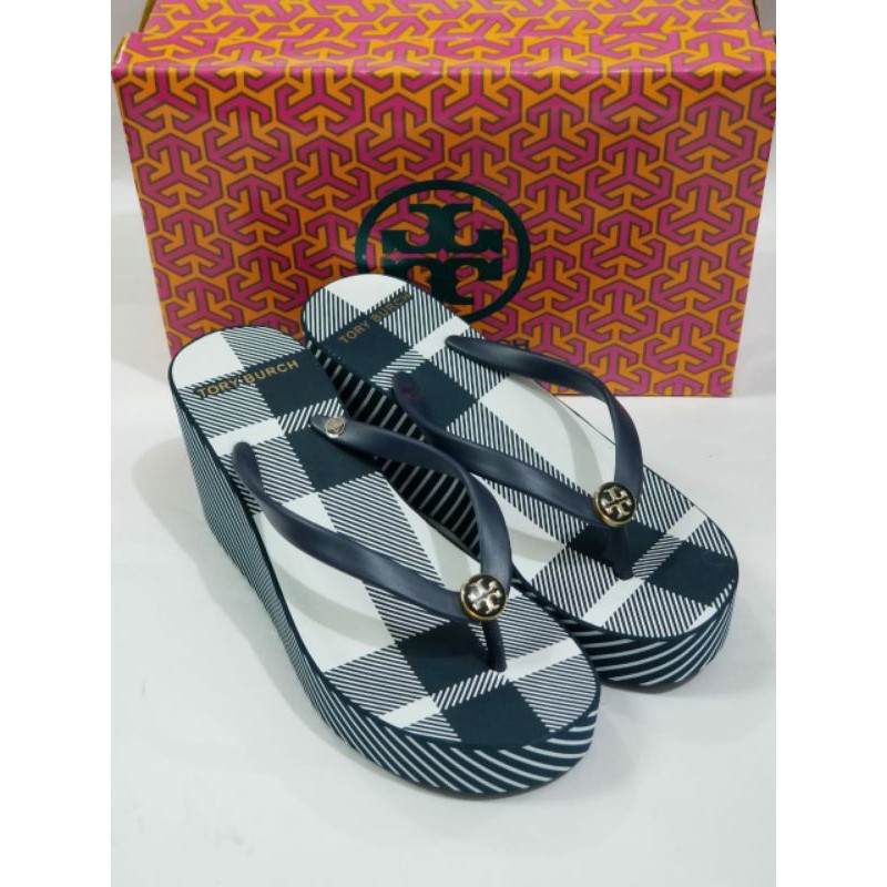 Sandal Tory wedges 7 cm / Sandal wanita