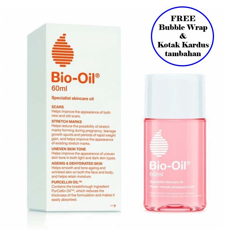 Bio Oil Original Penghilang Bekas Luka Stretchmark 60ml Original 100 Shopee Indonesia