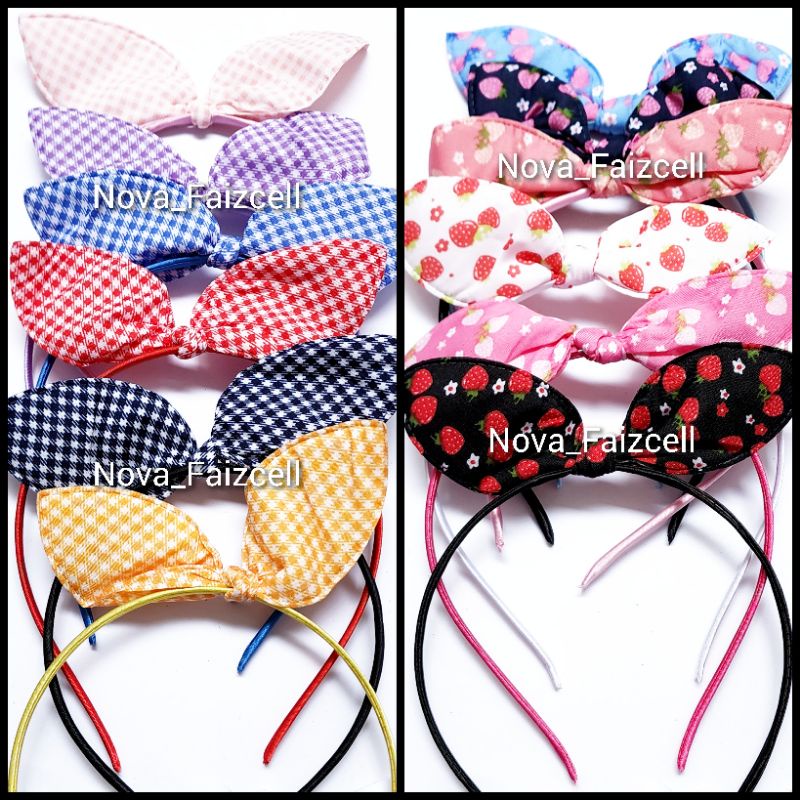 Bando srunchie Chibi kelinci Lucu Import korea Dewasa dan Remaja.