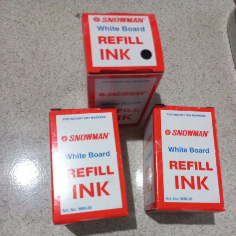 

refil ink/ isi ulang tinta spidol White bord