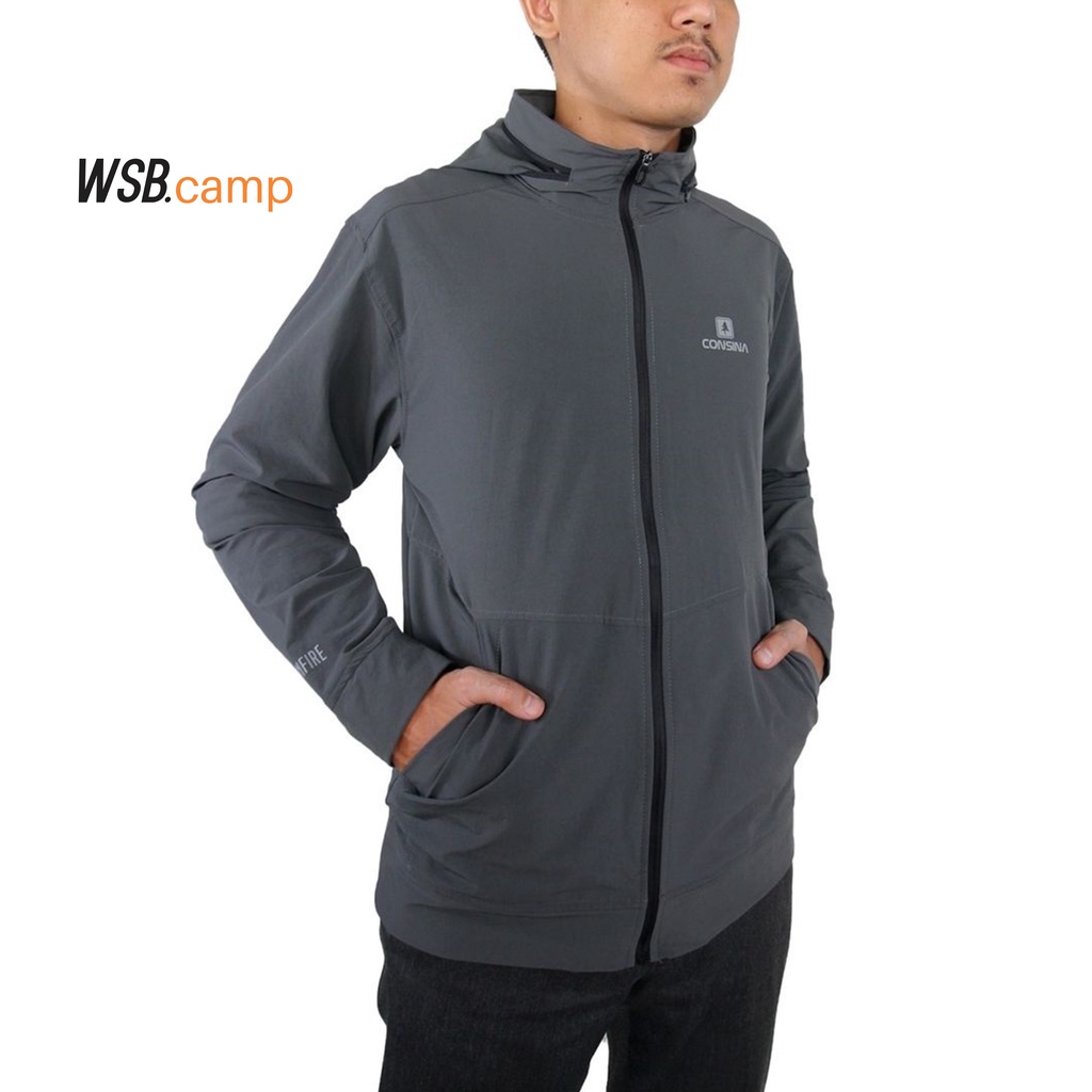 JAKET BONFIRE - Jaket Outdoor CEWEK COWOK - Jaket Gunung - JAKET SOFTSHELL - JAKET CONSINA