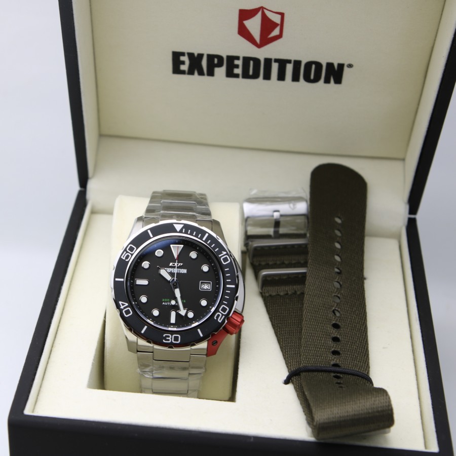 ORIGINAL Jam Tangan Pria Expedition Automatic E 6809 / E6809 / 6809 Garansi Resmi 1 Tahun.