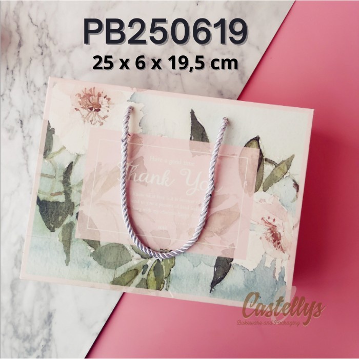 

5 pcs PB250619 Paper Bag Kue Cantik Hampers Mooncake Kue Toples Cookies