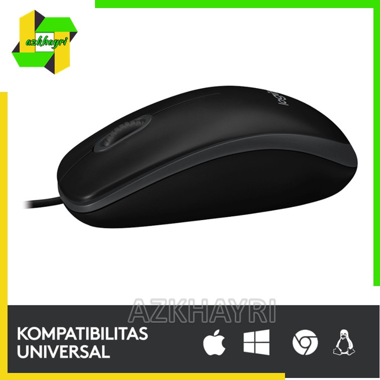 Logitech B100 Mouse Kabel USB Optical Original