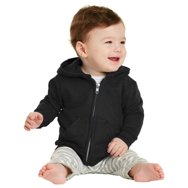 Jaket Anak Laki Laki Umur 6Bulan Sampai Umur 6Tahun Bahan Fleece Warna Basic Polos Tebal