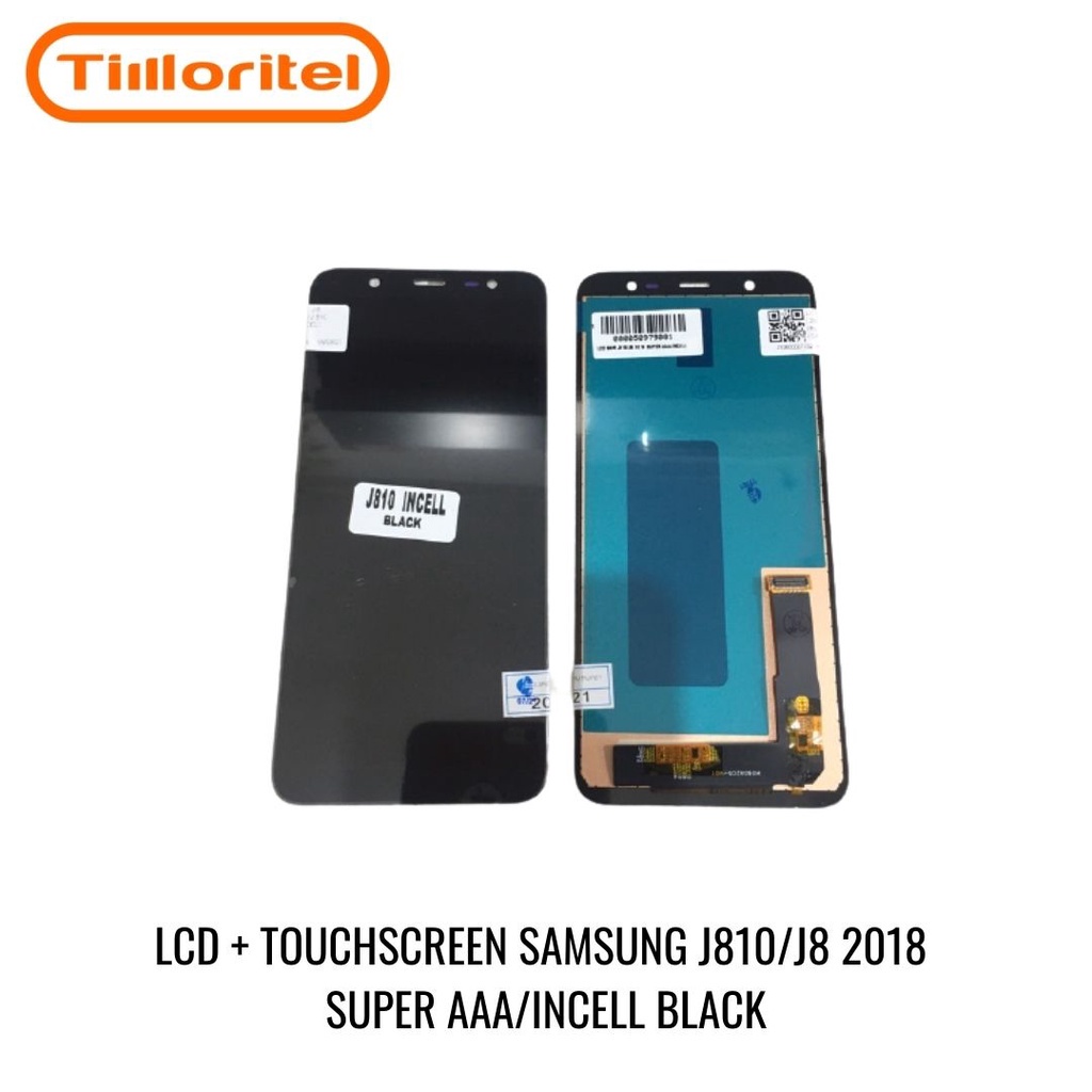 LCD+TS Kompatible Untuk SAM J810/J8 2018 BLACK INCELL