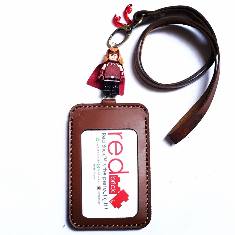 

LEGO The Scarlet Witch Name Tag Genuine Leather