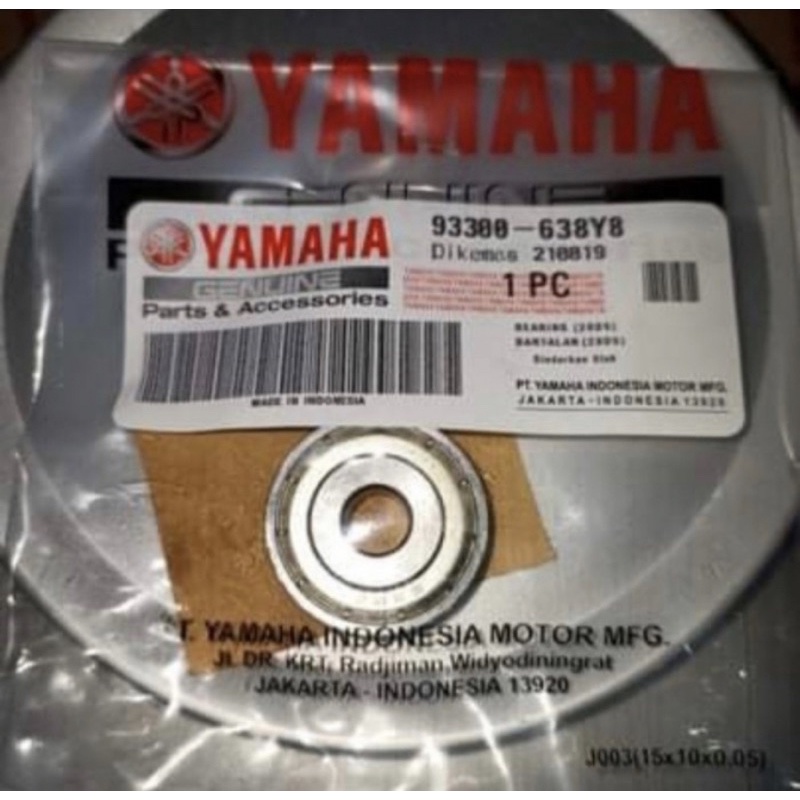 BEARING BERING LAHER BAK CVT MIO 638ZZ ORI ASLI YAMAHA