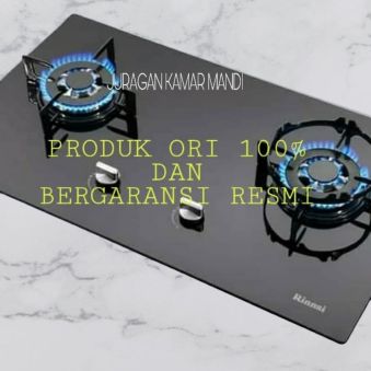 PROMO KOMPOR GAS TANAM RINNAI RB-712(GB)RINAI RB712NGB/2 TUNGKU