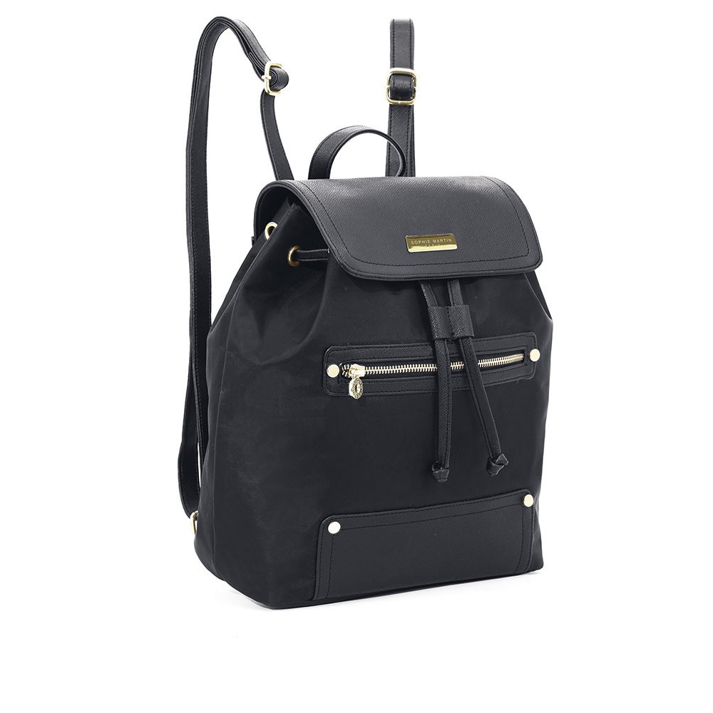 TAS RANSEL WANITA SOPHIE MARTIN BACKPACK HITAM KULIAH SEDA ...